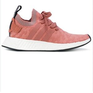 adidas Women’s Rose Pink Knit Slip-On Runner Sneaker